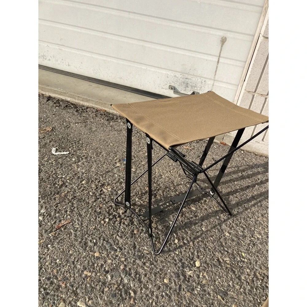 Rothco Coyote Brown Lightweight Foldable Portable Sitting Stool & Carry Pouch